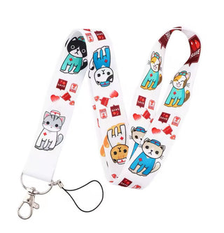 White Vet Lanyard image 0