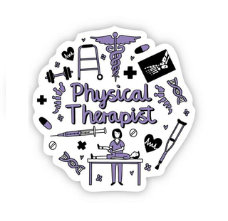 Physical Therapist Purple Sticker image 0