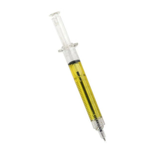 Syringe pen (Blue Ink) - Yellow image