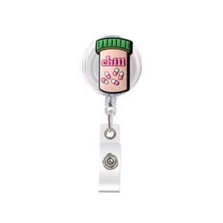 Retractable Badge Holder - Chill Pill image 0