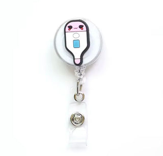 Retractable Badge Holder - Thermometer image 0