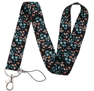 Black Leaves Lanyard image 0