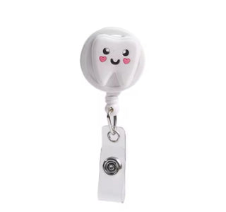 Retractable Badge Holder - Tooth image 0