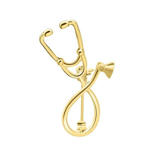 Stethoscope Brooches (3.5$ each) - Gold image