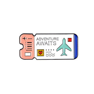 Adventure Awaits Ticket (4$ each) - Pink image