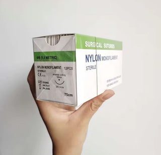 Nylon monofilament suture 4/0