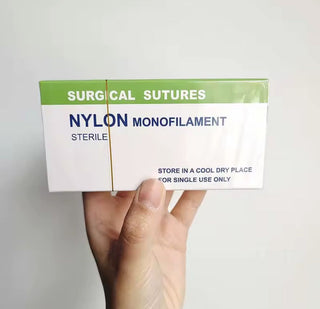 Nylon monofilament suture 4/0