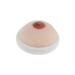 Medium Silicone Breast Model with Base