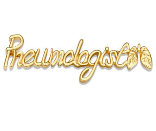 Pneumologist Sign (6$ each) - Gold image