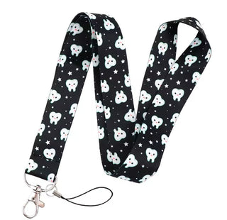 Black Teeth Lanyard image 0