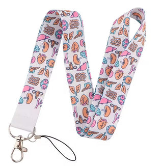 Body Organs Lanyard