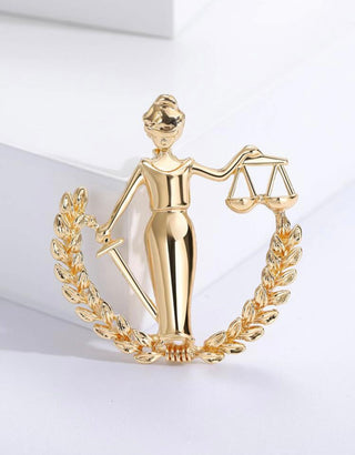 Lawyer Brooch (6$ each) - Gold image