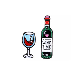 Wine bottle and glass (3$ each) image 0