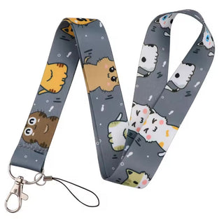 Gray Cats Lanyard image 0