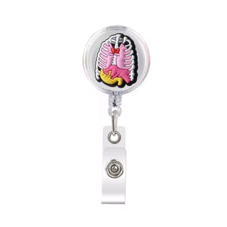 Retractable Badge Holder - Body Organs image 0