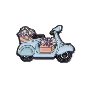 Vespa With Flowers image 0