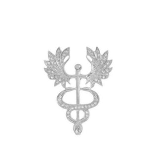 Caduceus Brooch (4$ each) - Silver image