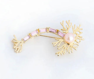 Neuron Brooch - Rose image