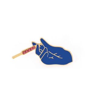 Syringe with Blue Glove