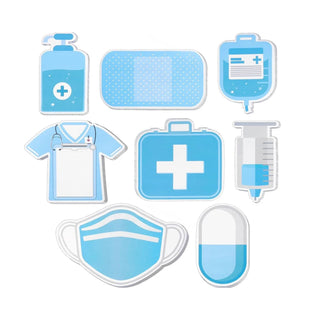 Blue Stickers (1pc=30sheets for 2$) - Syringe image