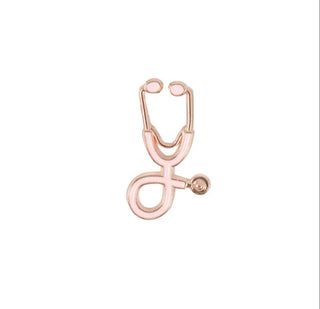 Stethoscope Pin (3$ each) - Gold Pink image