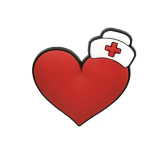 Crocs Jibbitz Charm (2-2.5$ each) - Heart with Cap image