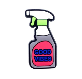 Crocs Jibbitz Charm (2-2.5$ each) - Good Vibes image